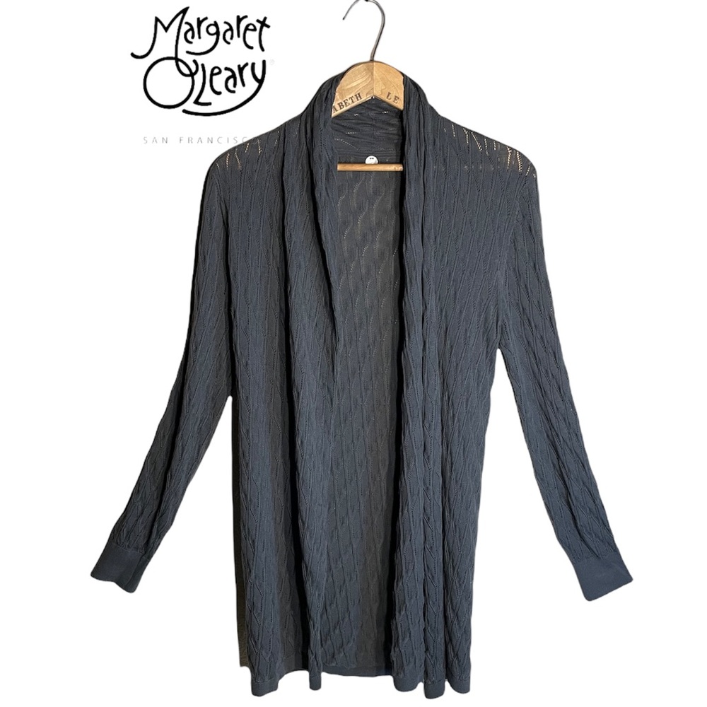 Margaret O’Leary - Long Sleeve 100% Cotton Cardigan - Size Small